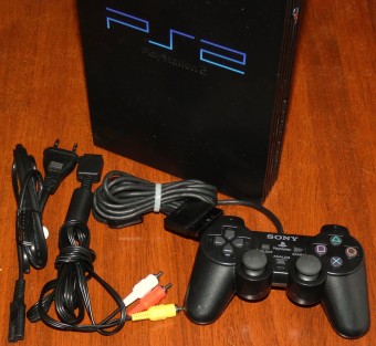 Sony PlayStation 2 (PS2) Model No. SCPH-39004 inklusive Game-Controller & Kabel